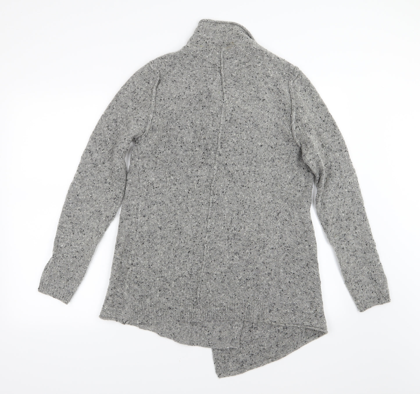 White Stuff Womens Grey  Knit Cardigan Jumper Size 12