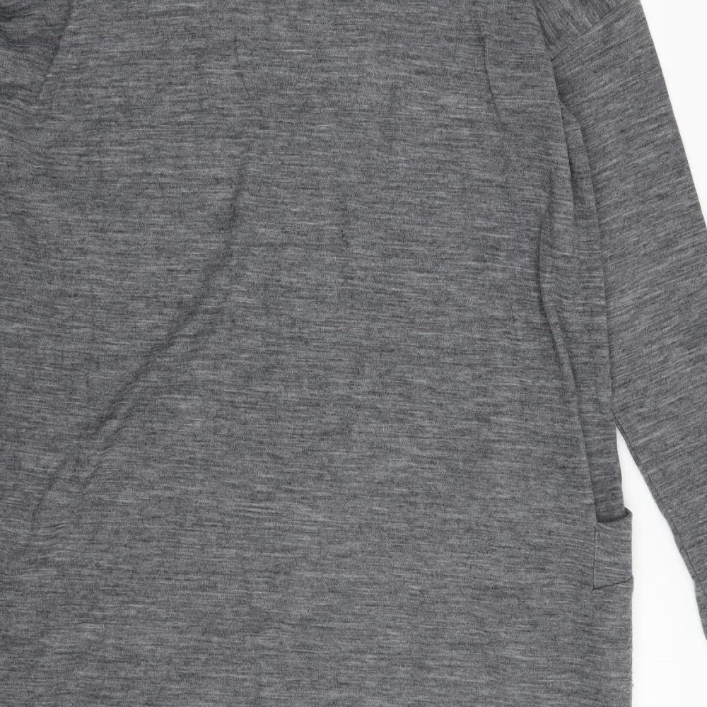 Backstage Womens Grey  Jersey T-Shirt Dress  Size 12