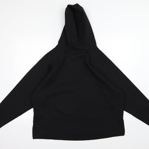 Marks and Spencer Womens Black  Jersey Pullover Hoodie Size 20