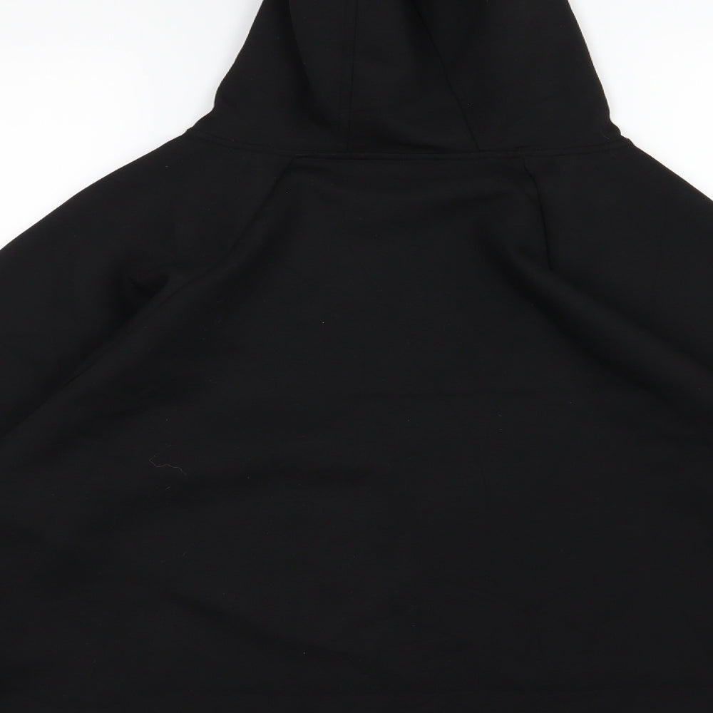 Marks and Spencer Womens Black  Jersey Pullover Hoodie Size 20
