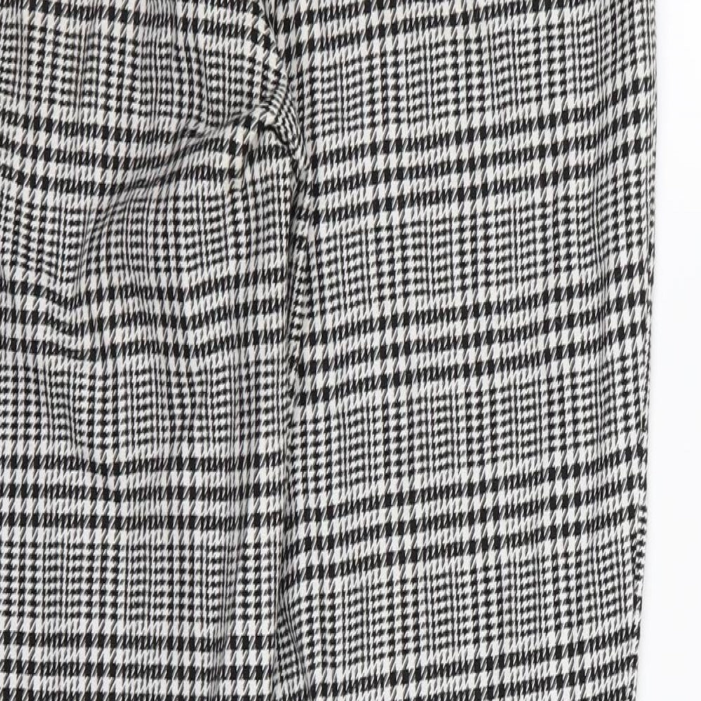F&F Womens Grey Striped  Trousers  Size 12 L28 in