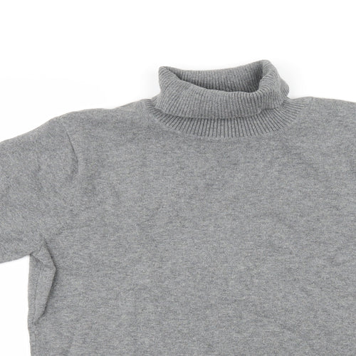 BPC Womens Grey  Knit Basic T-Shirt Size S
