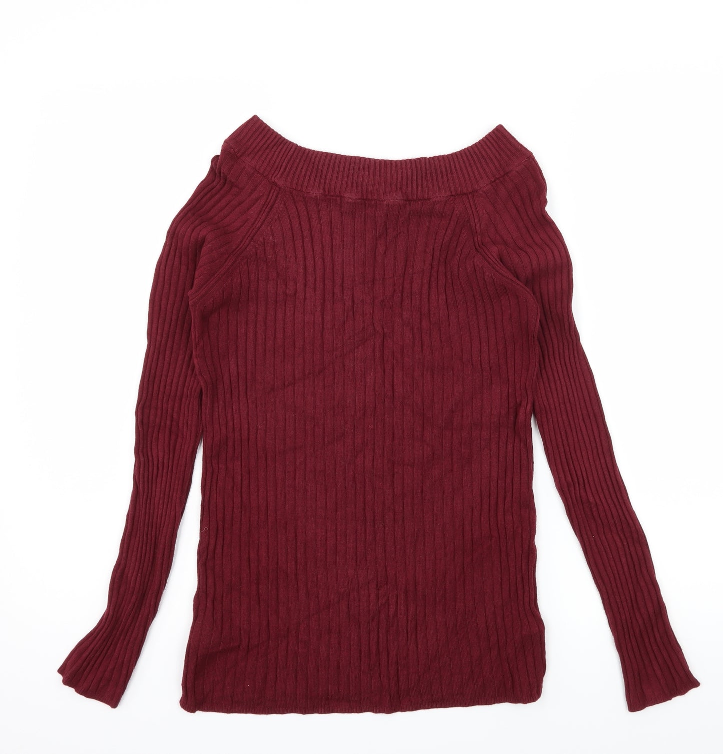 Marks and Spencer Womens Purple  Knit Basic T-Shirt Size 10