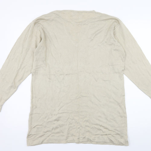 Berkertex Womens Beige  Knit Pullover Jumper Size 14