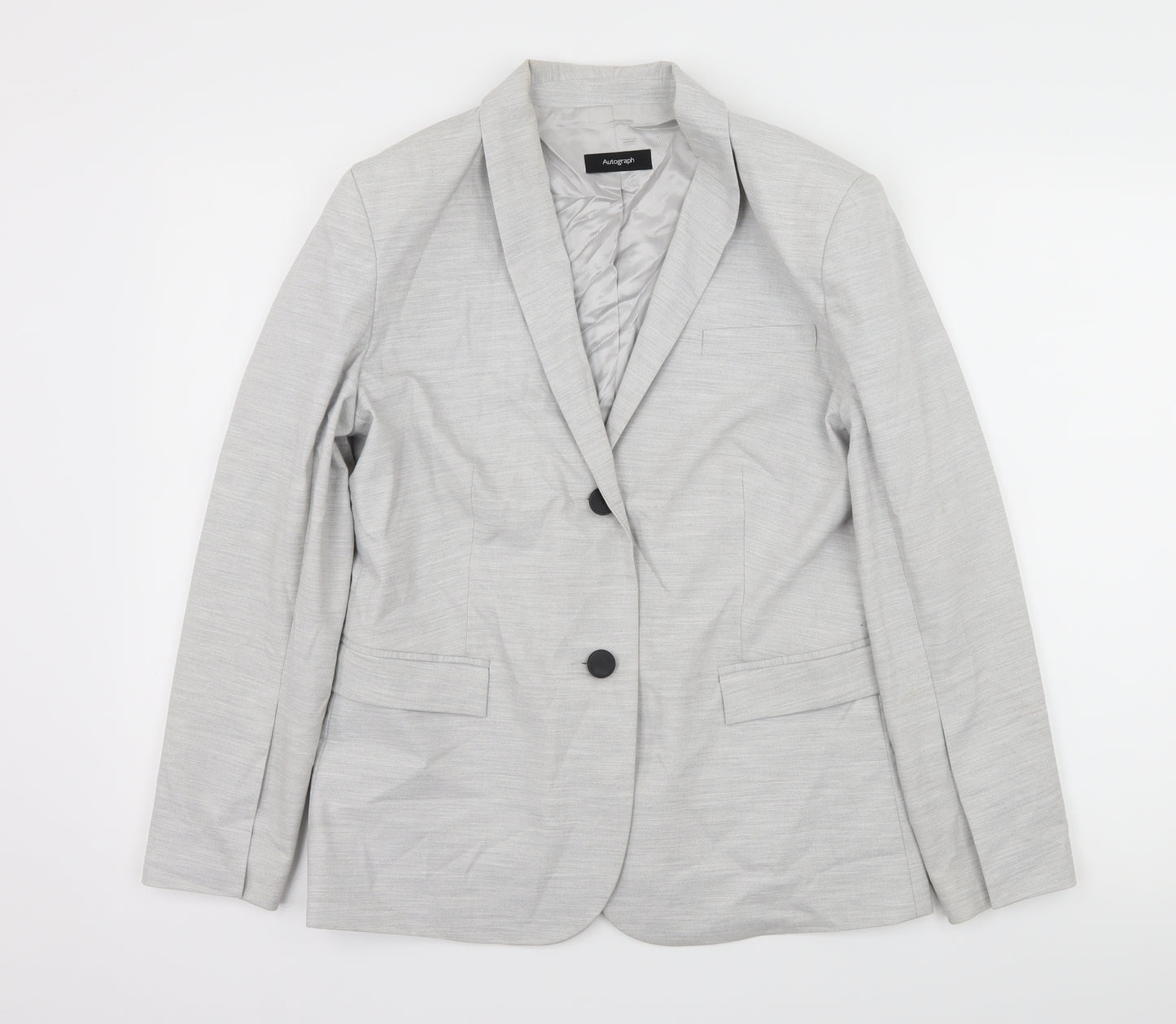 Autograph Womens Grey   Jacket Blazer Size 10