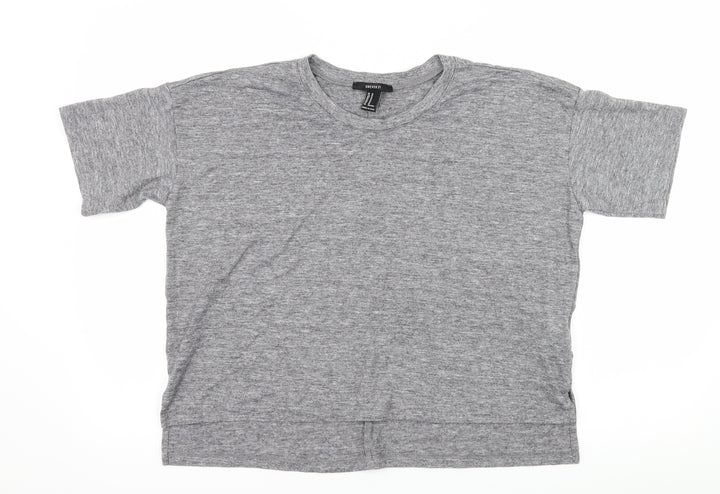 FOREVER 21 Womens Grey Jersey Basic T-Shirt Size M