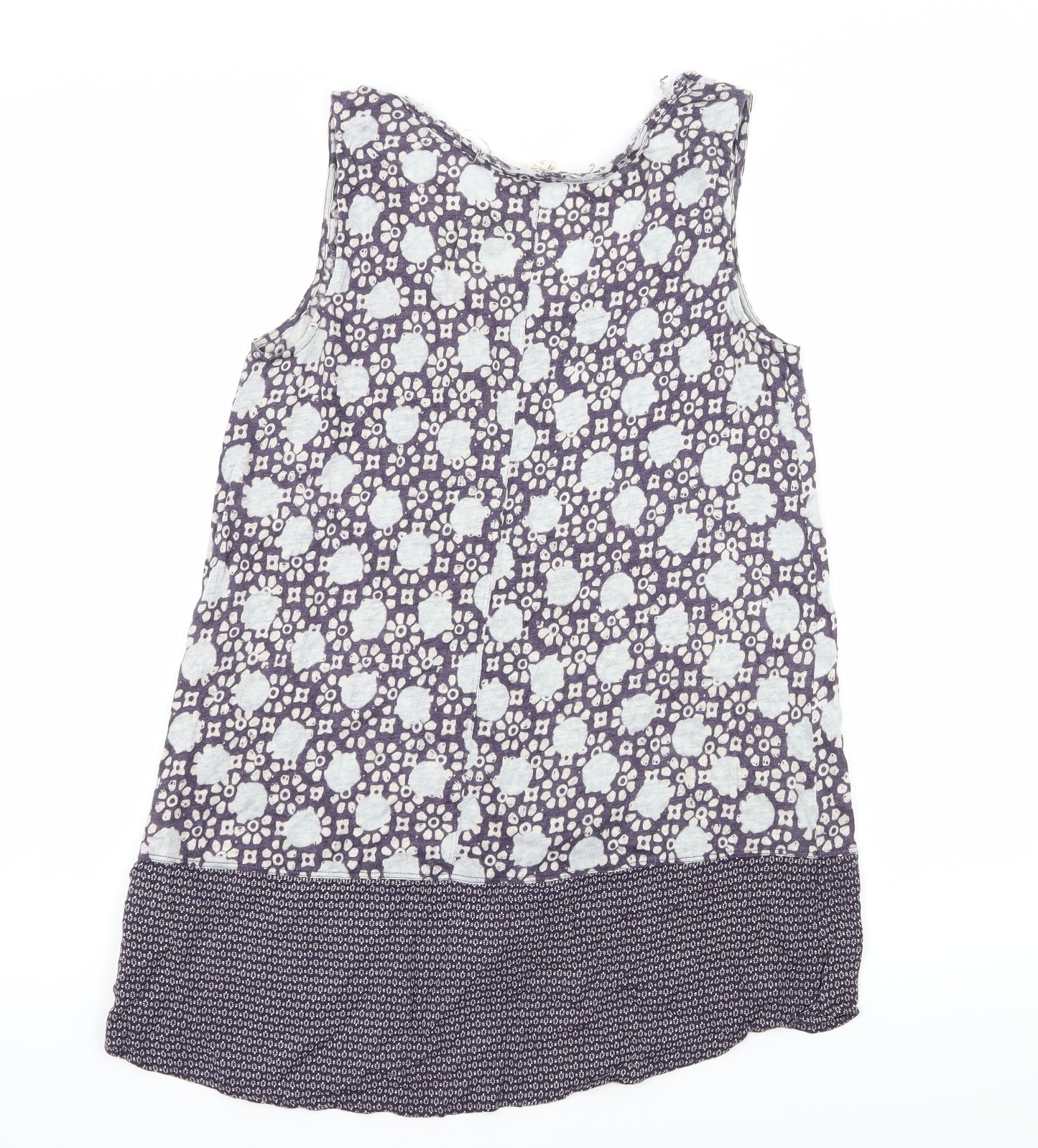 White Stuff Womens Blue Geometric  Camisole Tank Size 8