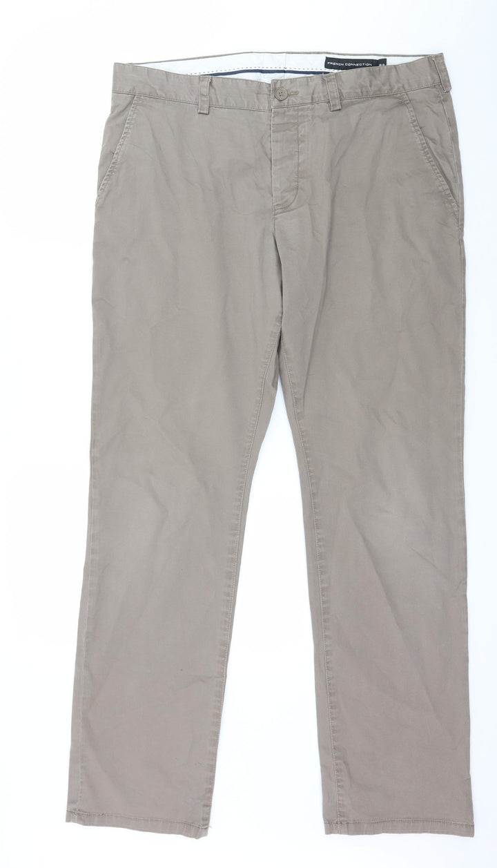 French Connection Womens Brown   Trousers  Size 34 in L31 in