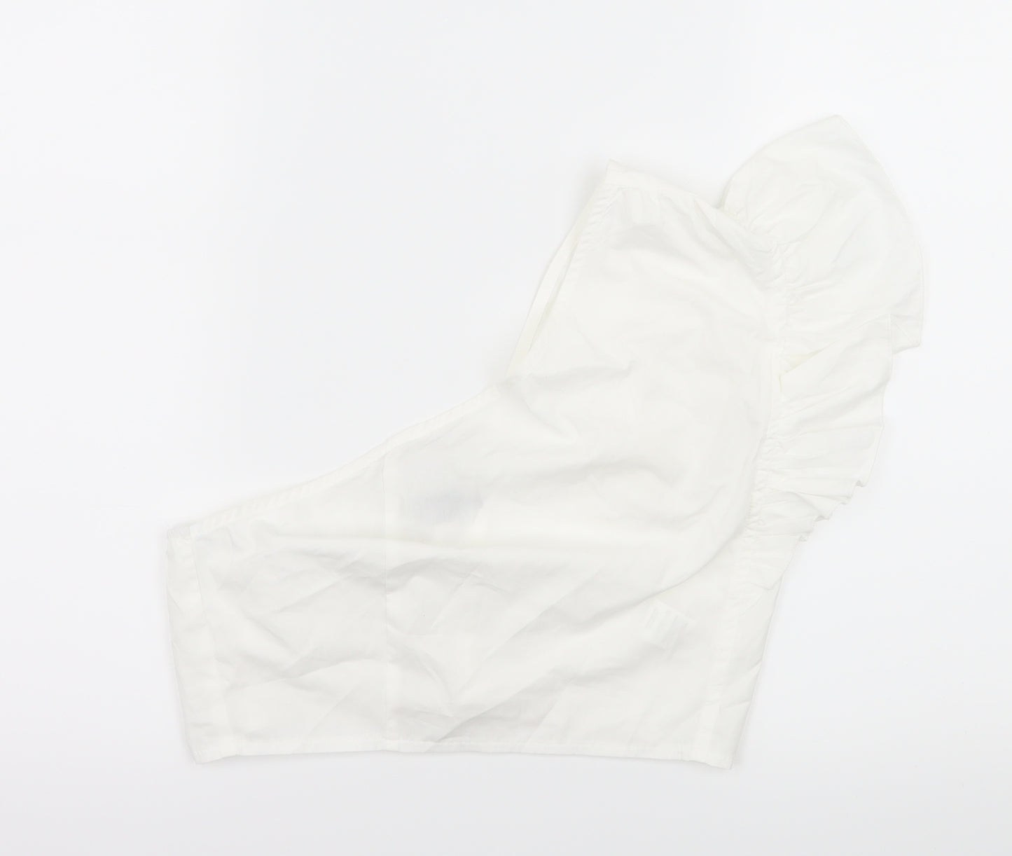 PRETTYLITTLETHING Womens White   Basic Blouse Size 10