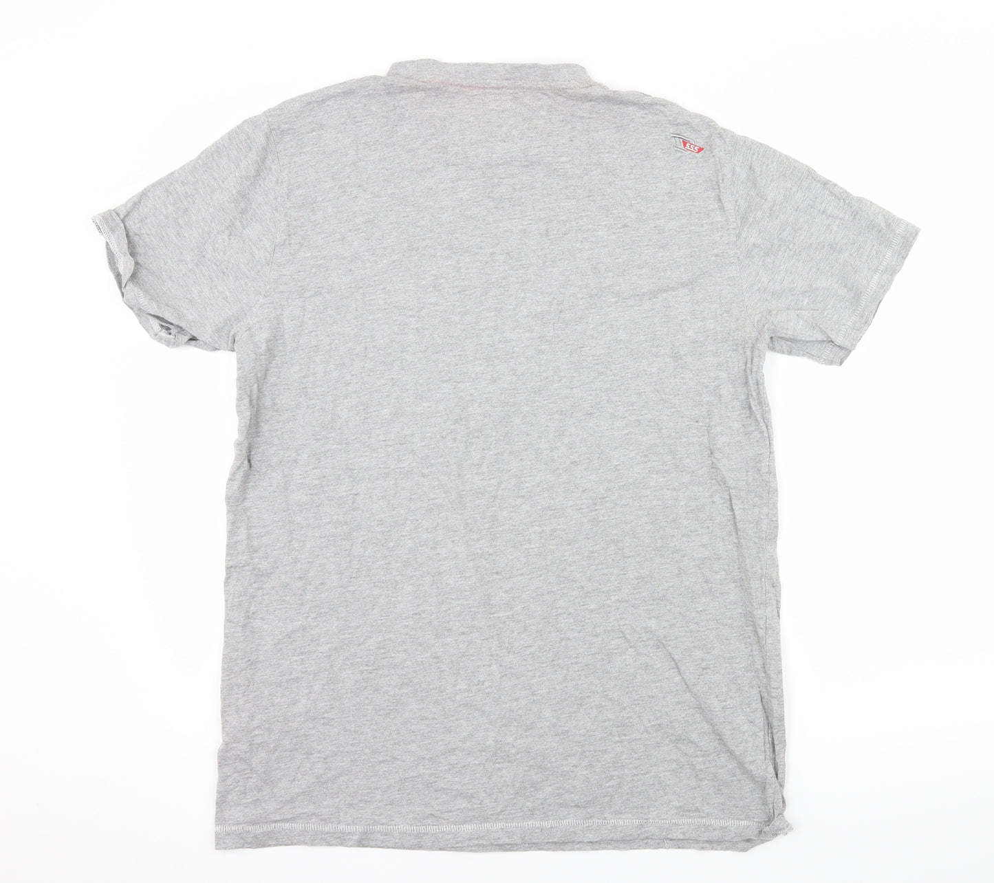D555 Mens Grey  Jersey  T-Shirt Size L  - Classic cars