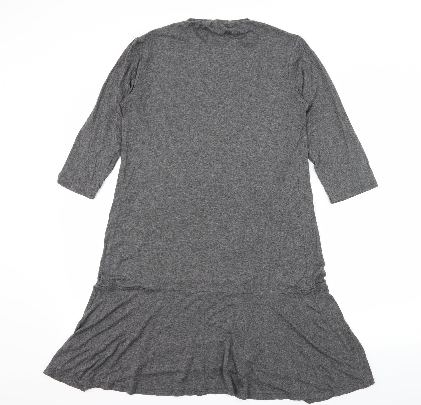 Bluebelle Womens Grey  Jersey T-Shirt Dress  Size 10