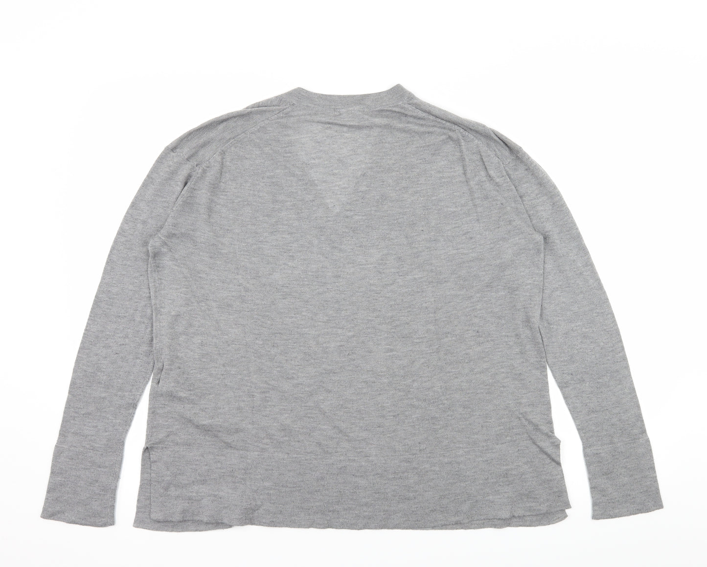 Zara Womens Grey  Knit Pullover Jumper Size M