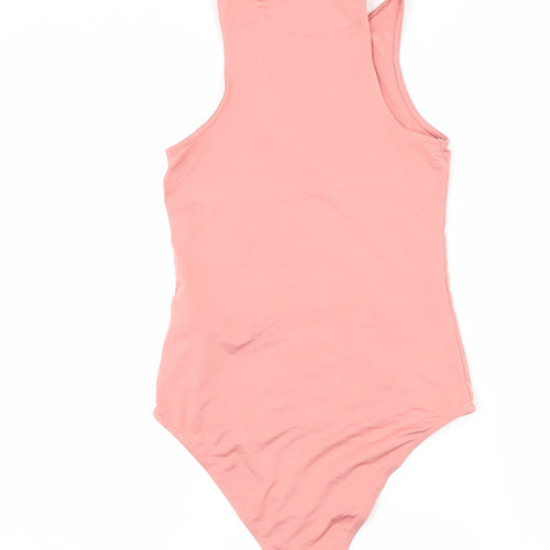 Primark Womens Pink  Jersey Bodysuit One-Piece Size 10