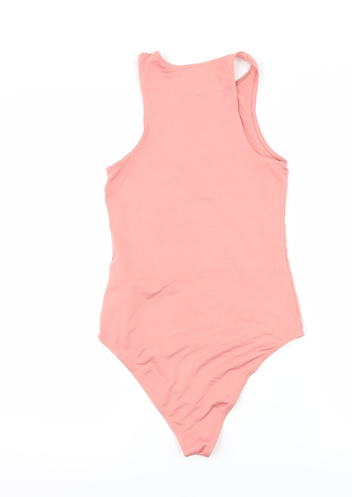Primark Womens Pink  Jersey Bodysuit One-Piece Size 10