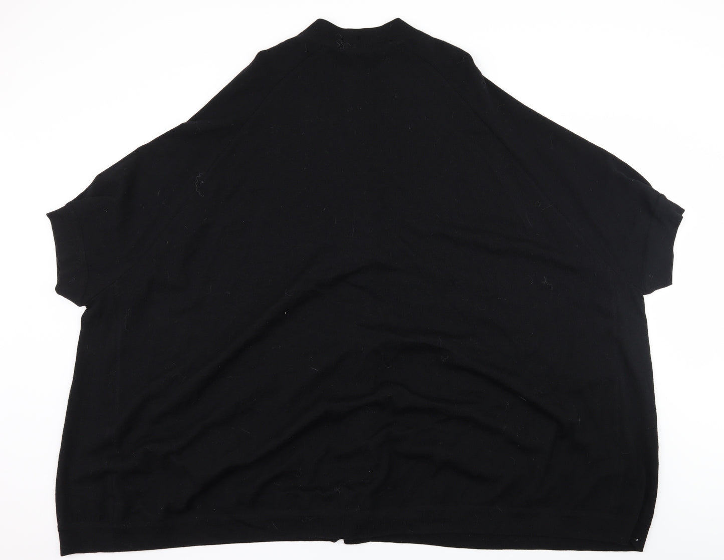 Jaeger Womens Black  Knit Cardigan Jumper Size S
