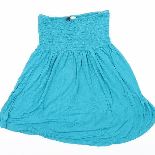 Divided by H&M Womens Blue  Jersey Basic Blouse Size 10