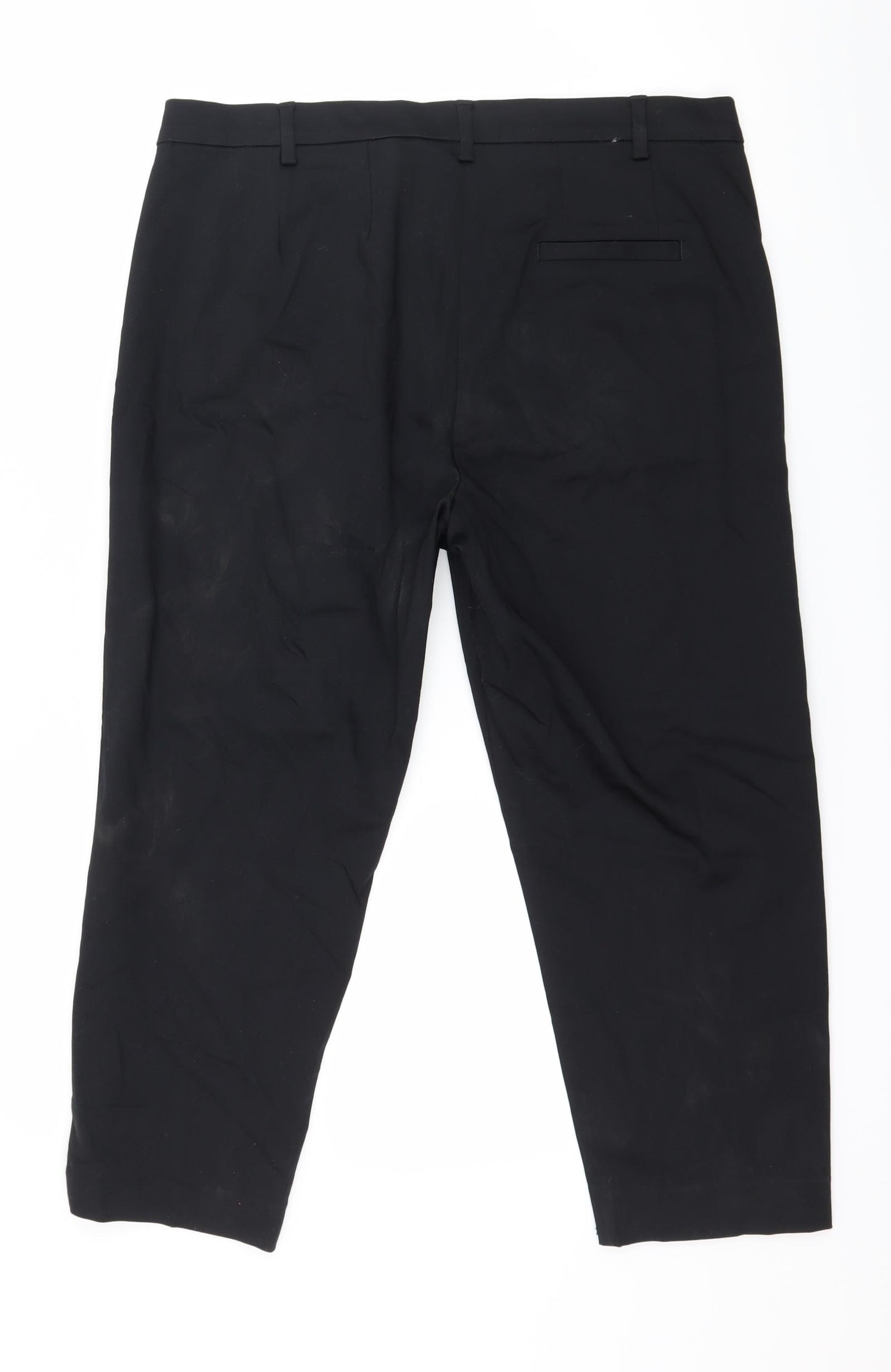 Marks and Spencer Womens Black   Trousers  Size 16 L23 in