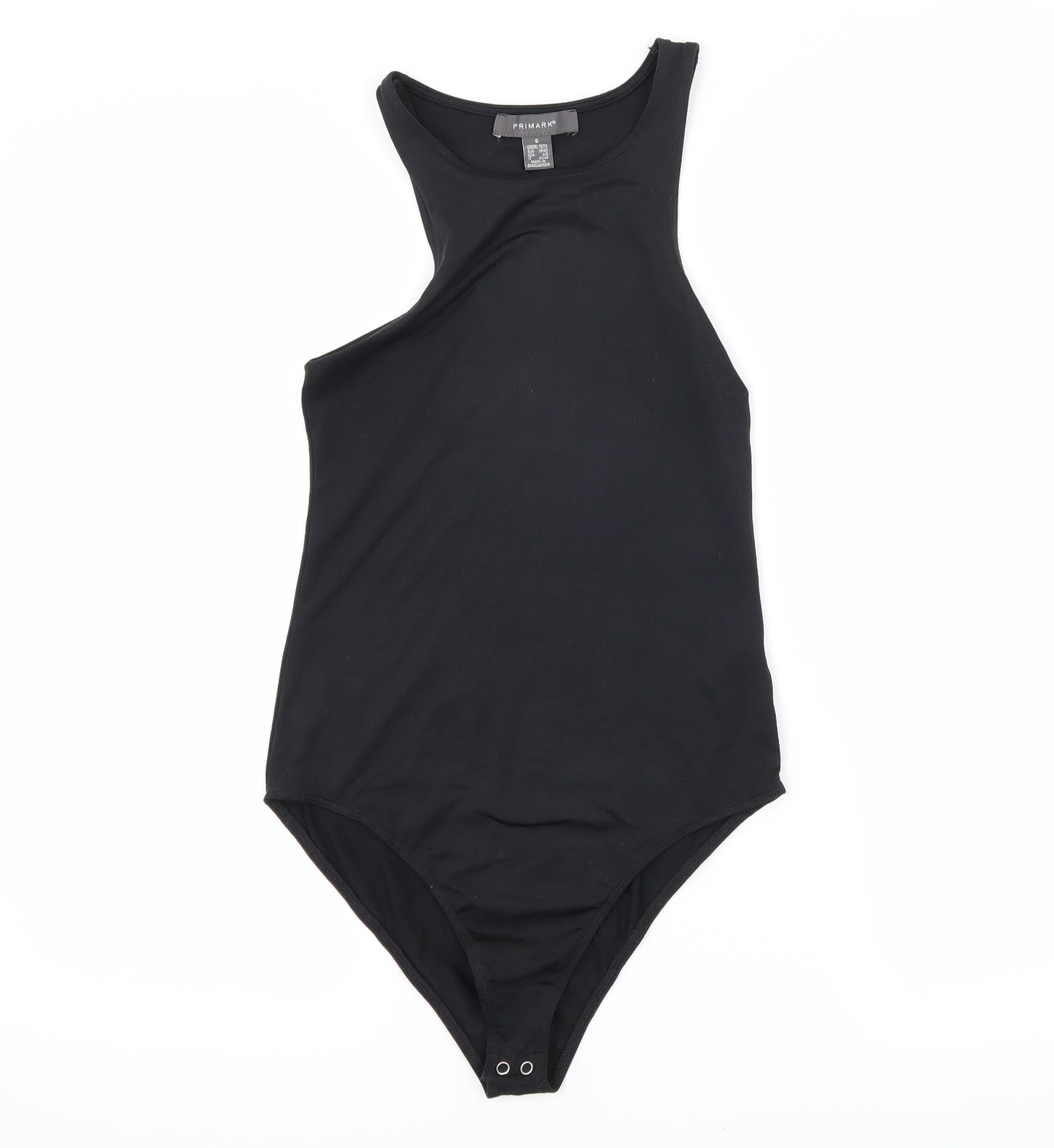 Primark Womens Black  Jersey Bodysuit One-Piece Size 10