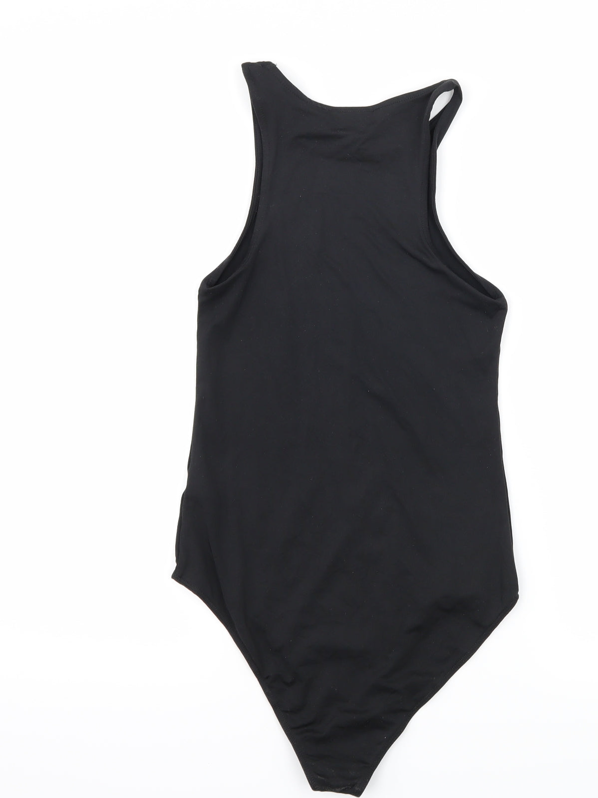 Primark Womens Black  Jersey Bodysuit One-Piece Size 10