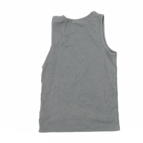 NEXT Boys Grey  Jersey Basic Tank Size 8 Years  - Motorcycle