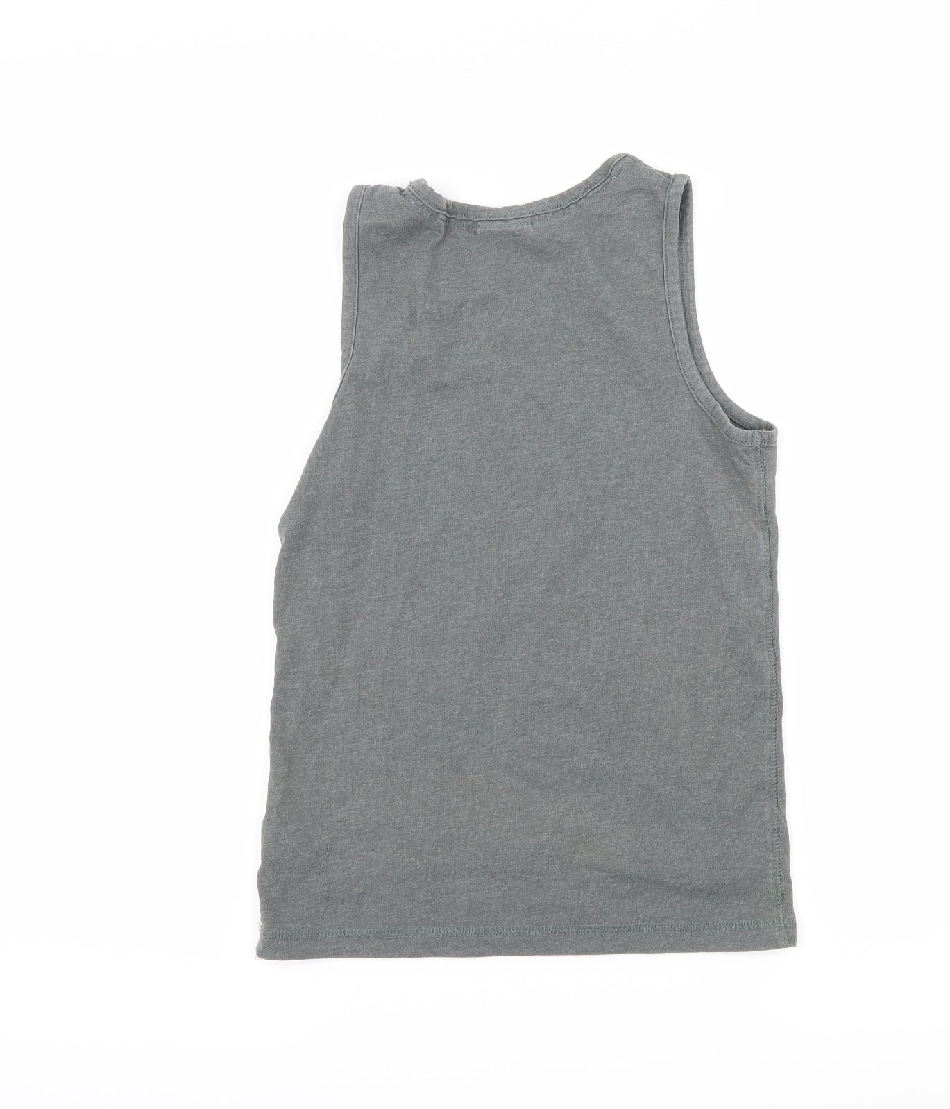 NEXT Boys Grey  Jersey Basic Tank Size 8 Years  - Motorcycle