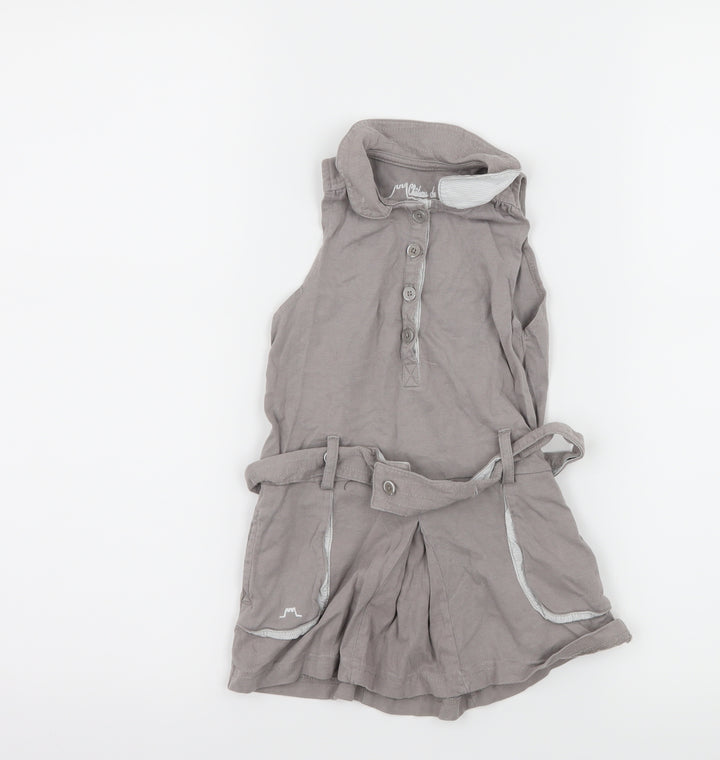 Chateau de Sable Girls Grey  Jersey T-Shirt Dress  Size 2 Years