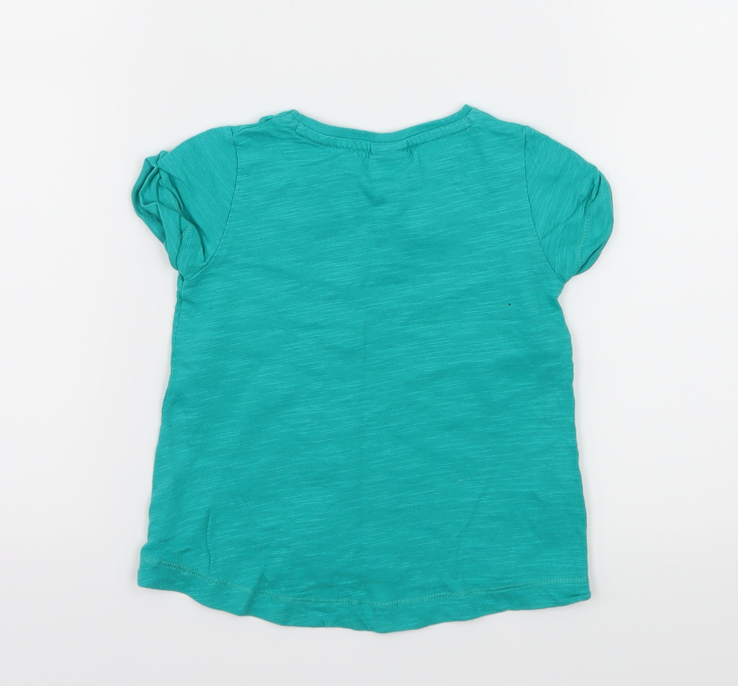 Fearne Girls Blue  Jersey Basic T-Shirt Size 12-18 Months  - Make up