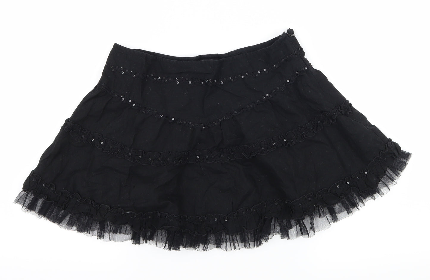 Bay Womens Black   Flare Skirt Size 8