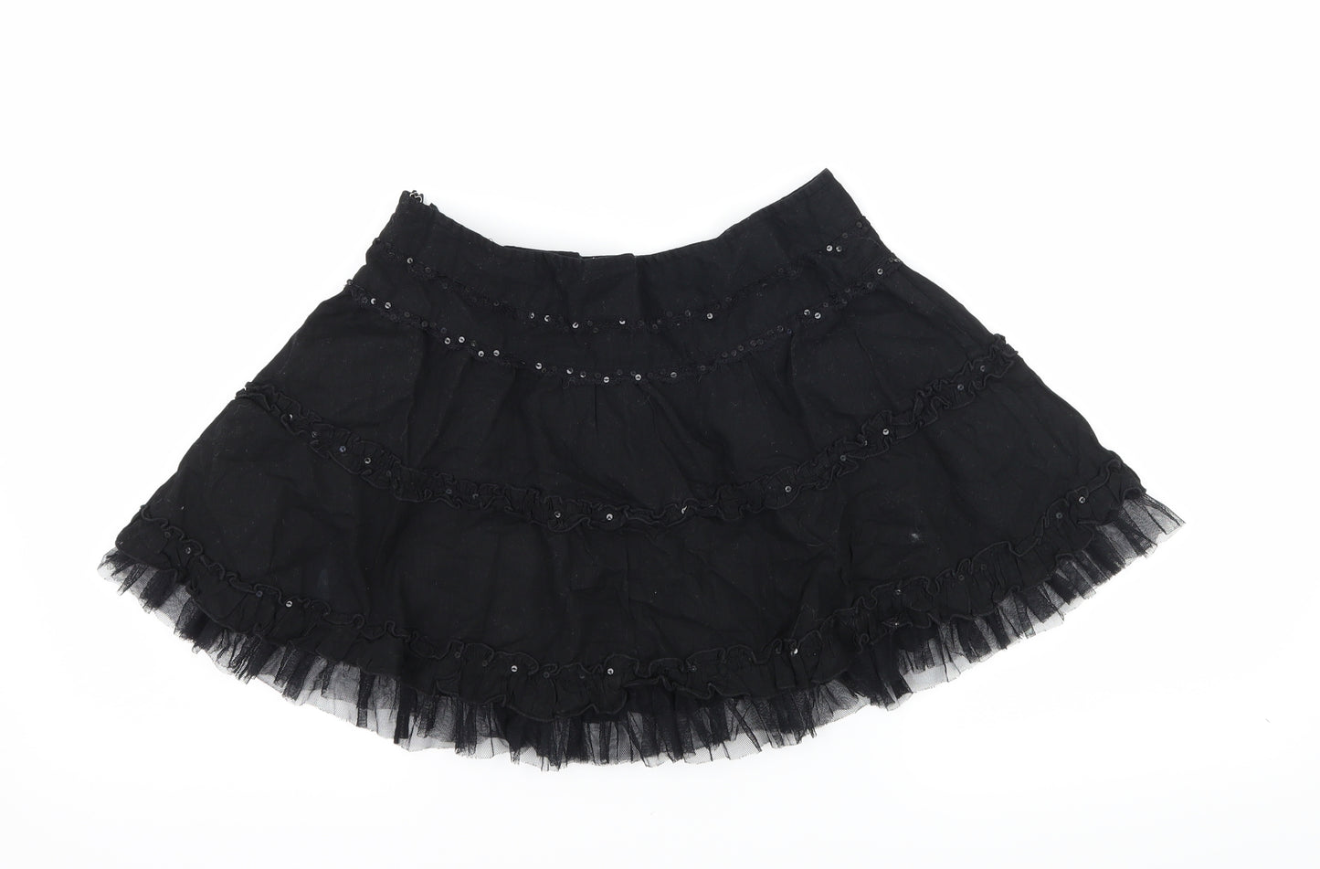 Bay Womens Black   Flare Skirt Size 8