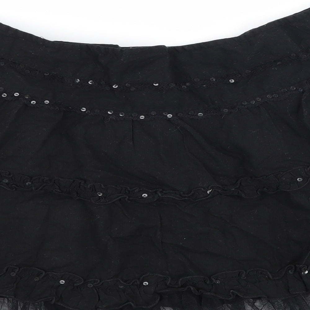Bay Womens Black   Flare Skirt Size 8
