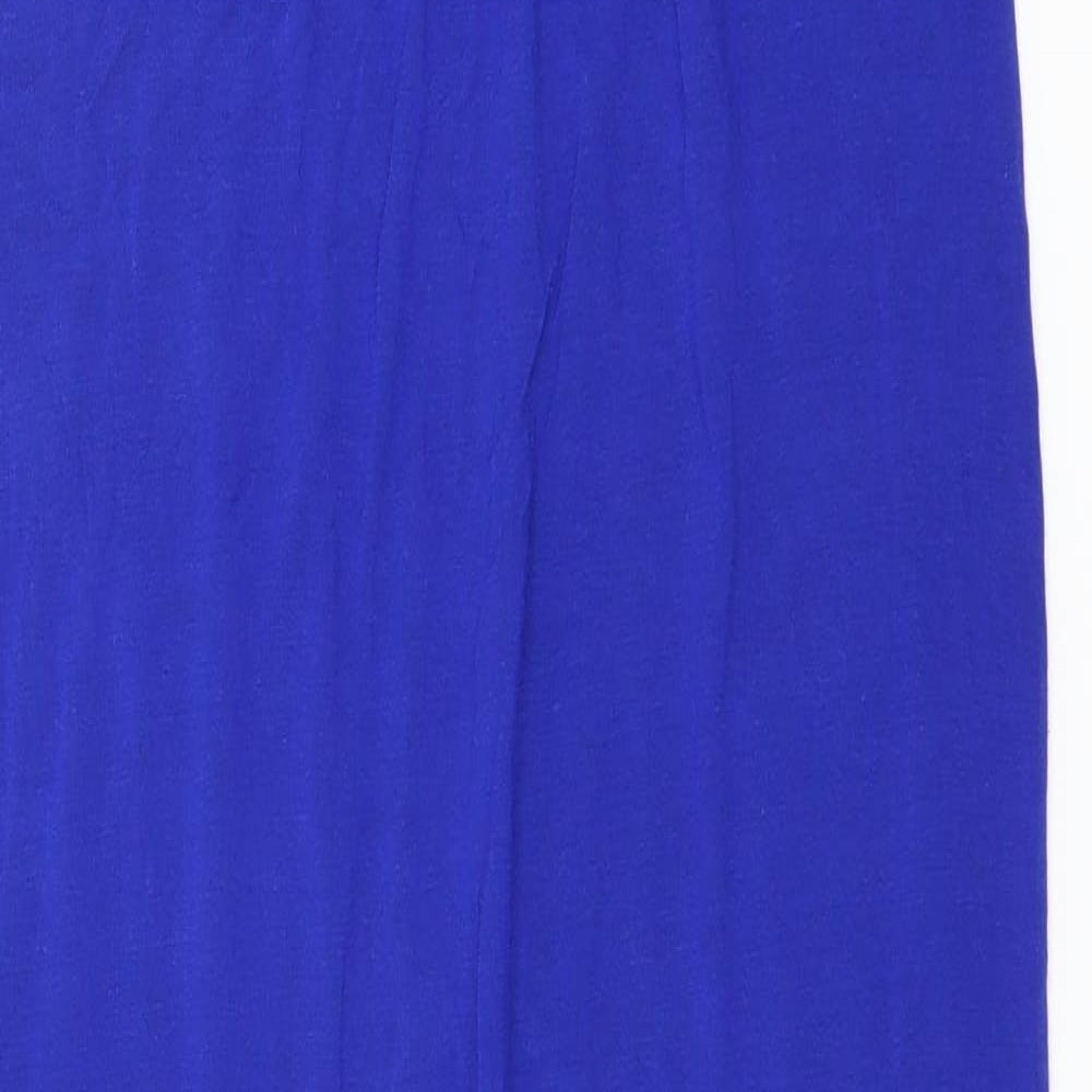 Primark Womens Blue  Jersey Maxi Skirt Size 10