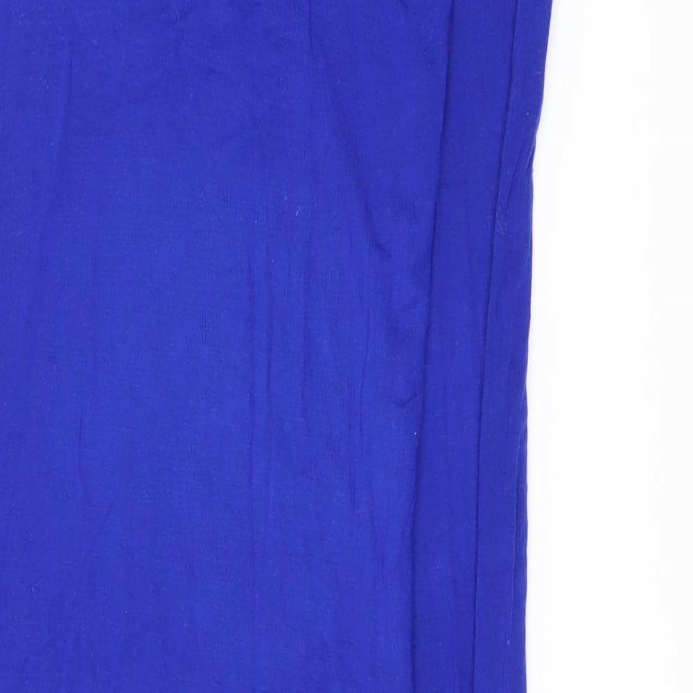Primark Womens Blue  Jersey Maxi Skirt Size 10