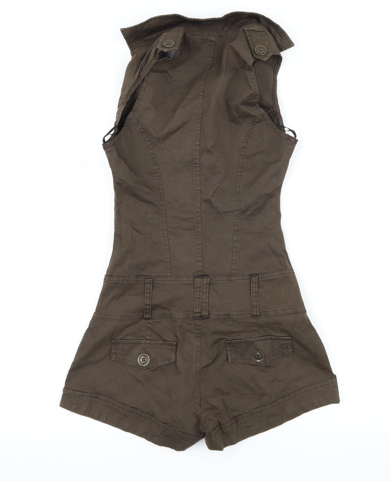 Parisian Womens Brown   Playsuit One-Piece Size 8
