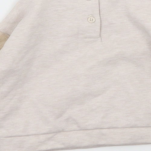 LC Waikiki Girls Ivory  Jersey Pullover Jumper Size 6-9 Months  - Bear