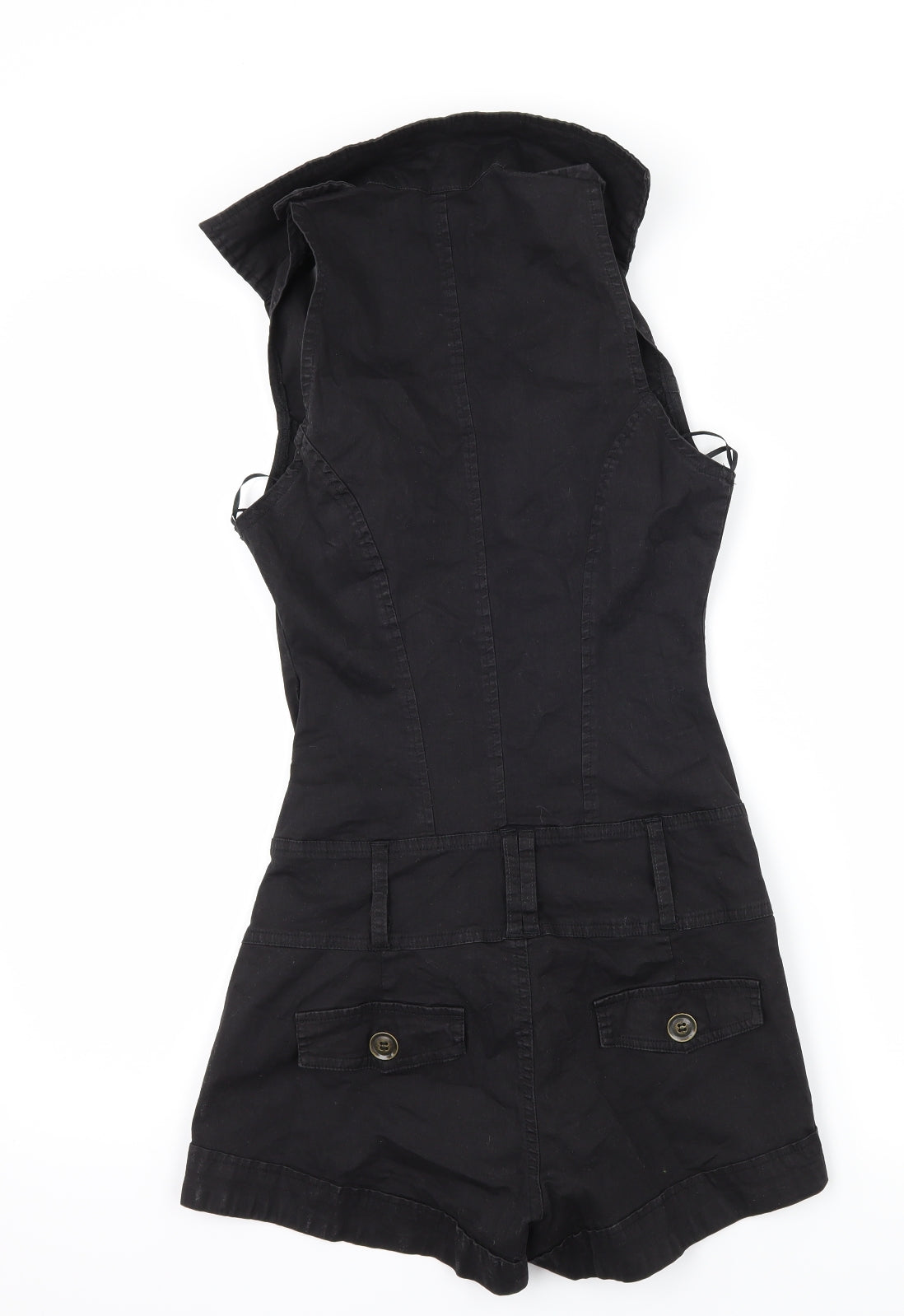 Parisian Womens Black   Playsuit One-Piece Size 8