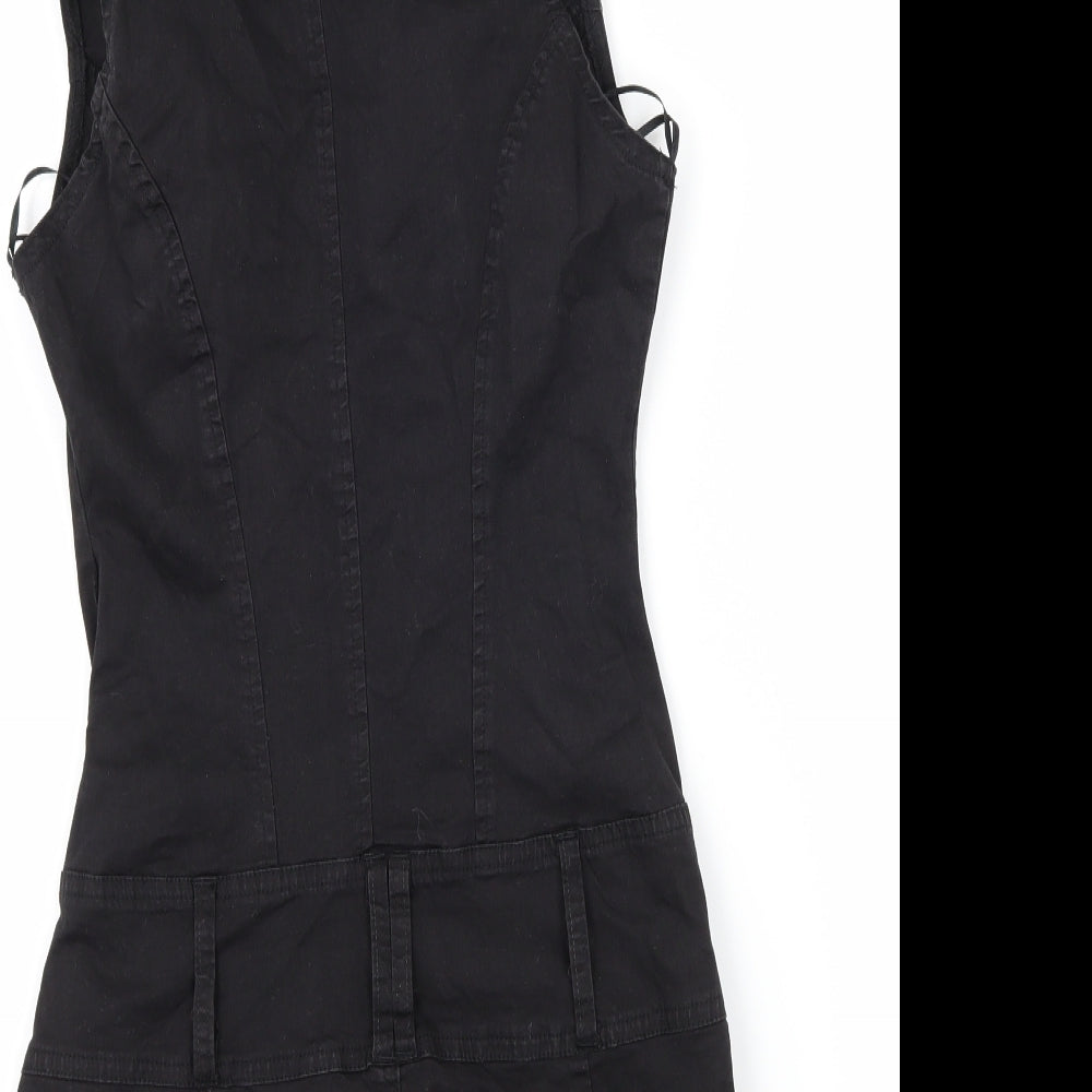 Parisian Womens Black   Playsuit One-Piece Size 8