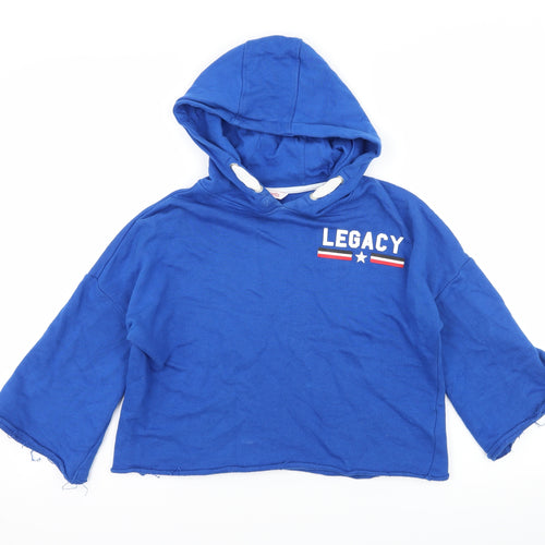 Miss E-vie Girls Blue  Jersey Pullover Hoodie Size 11-12 Years  - Leagacy