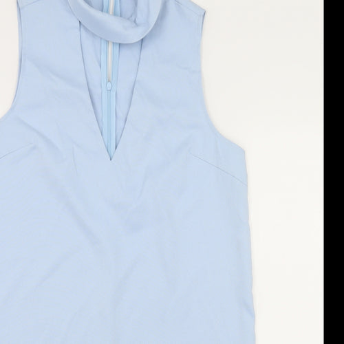 Miss Pap Womens Blue   A-Line  Size 12  - Cut Out Neckline
