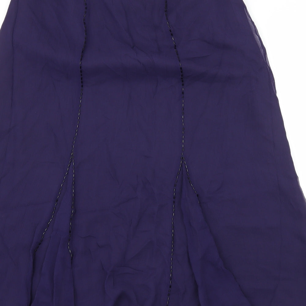 CC Womens Purple   Flare Skirt Size 14