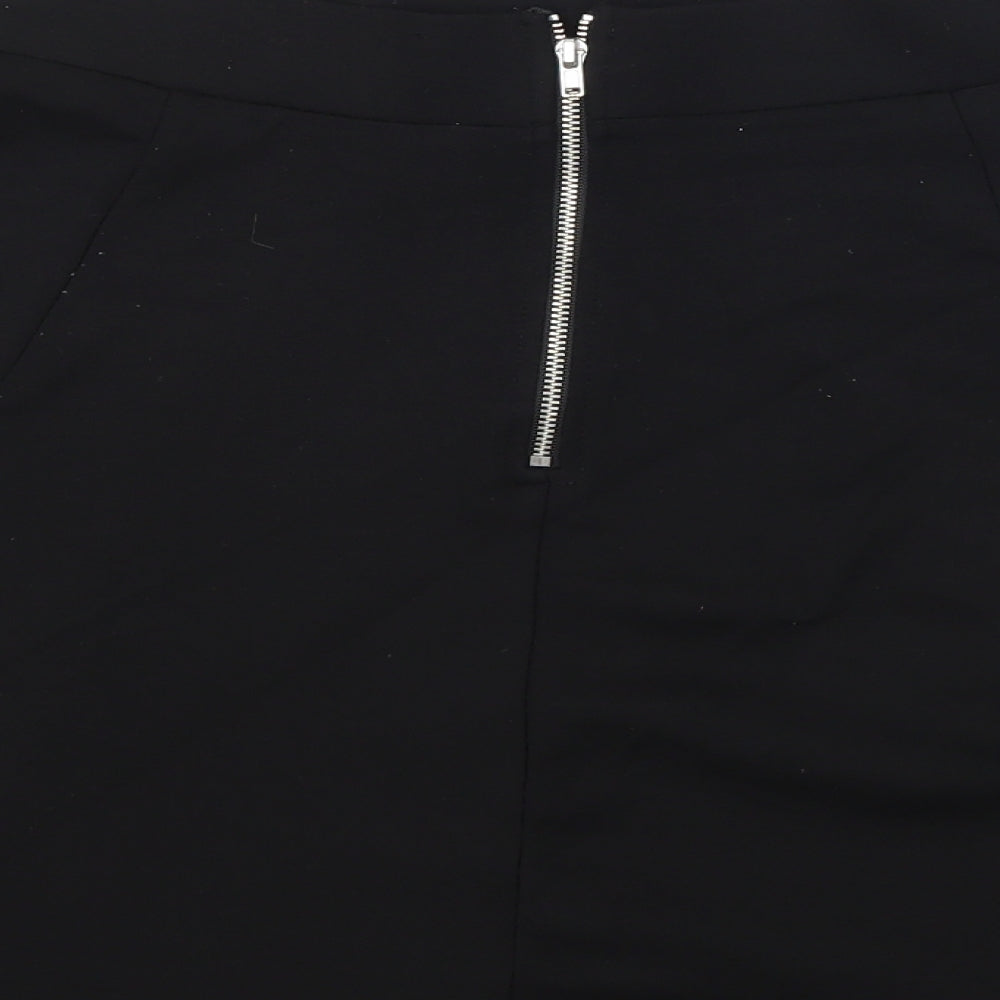 Divided by H&M Womens Black  Jersey Flare Skirt Size L