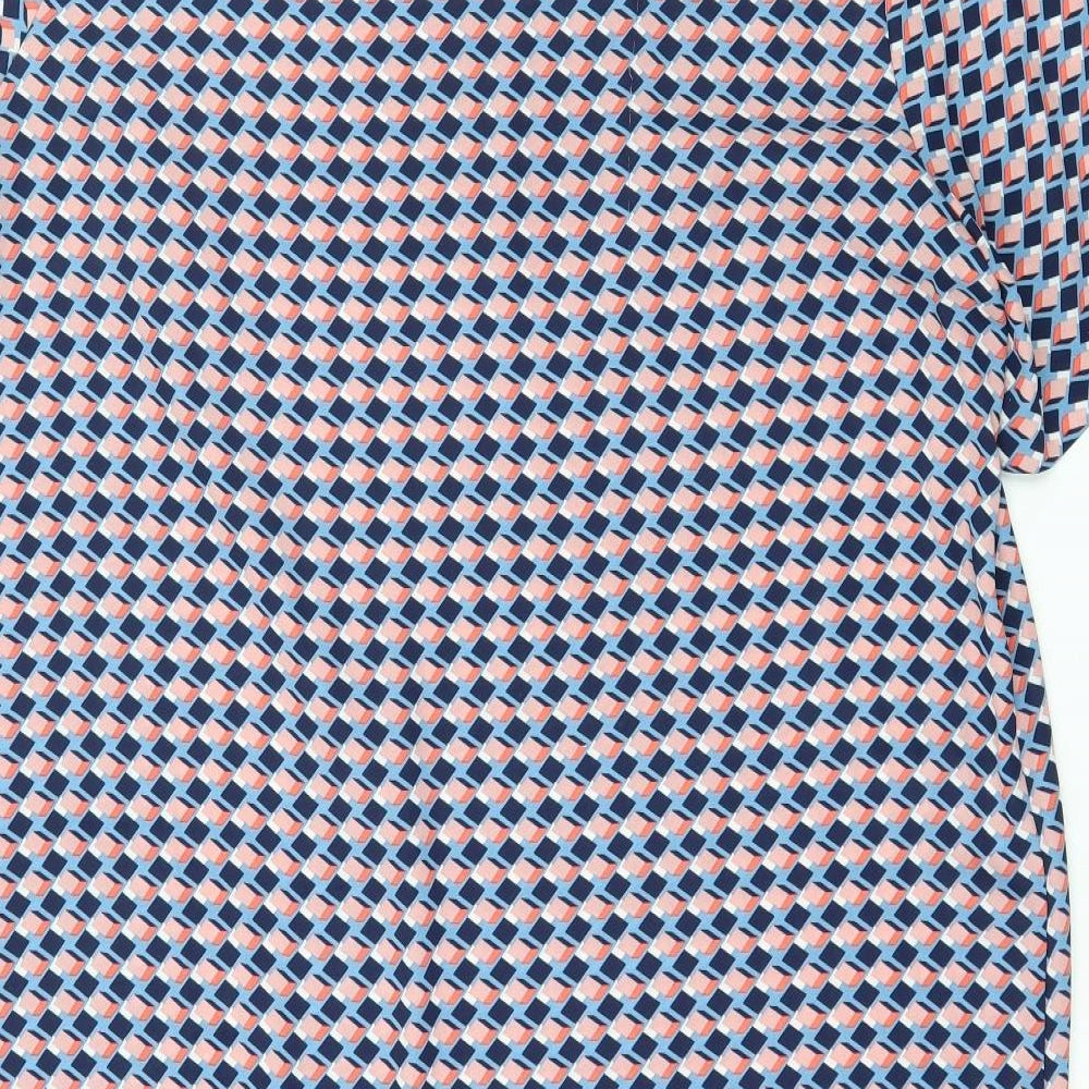 Papaya Womens Multicoloured Geometric  A-Line  Size 18