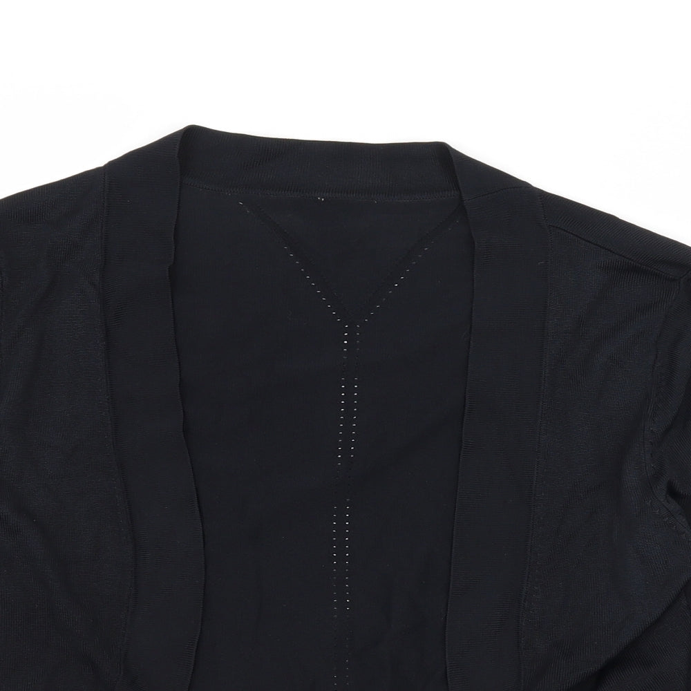 Preowrn Womens Black  Knit Shrug Jumper Size S