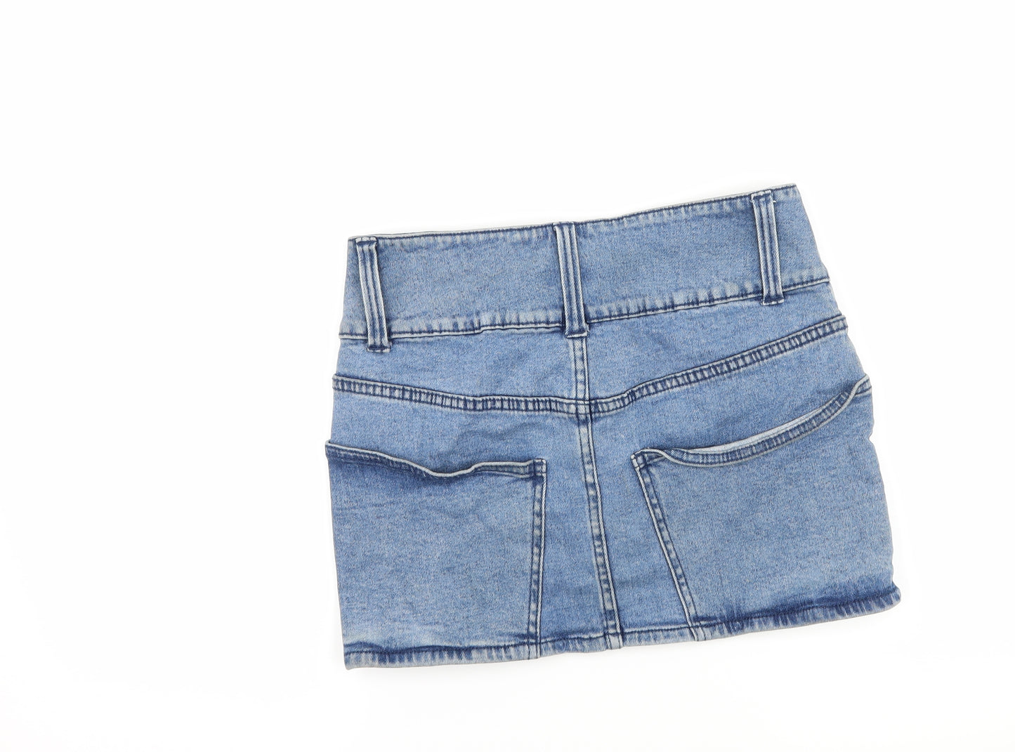 Cheap Monday Womens Blue  Denim Mini Skirt Size XS