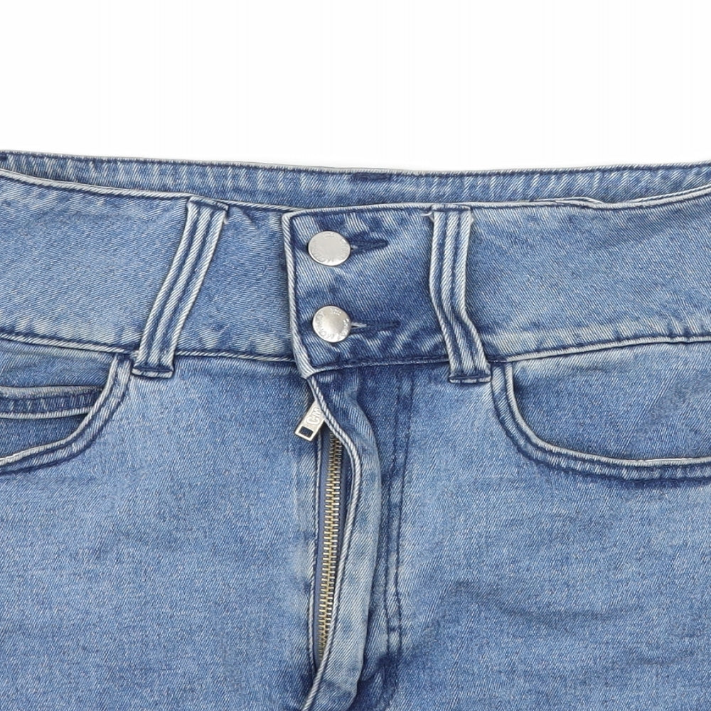 Cheap Monday Womens Blue  Denim Mini Skirt Size XS