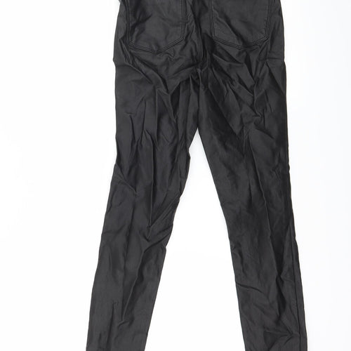Denim & Co. Womens Black   Trousers  Size 8 L27 in