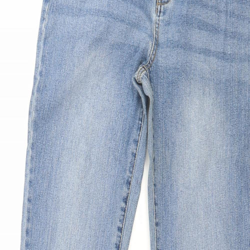 Denim & Co. Womens Blue  Denim Bootcut Jeans Size 12 L30 in