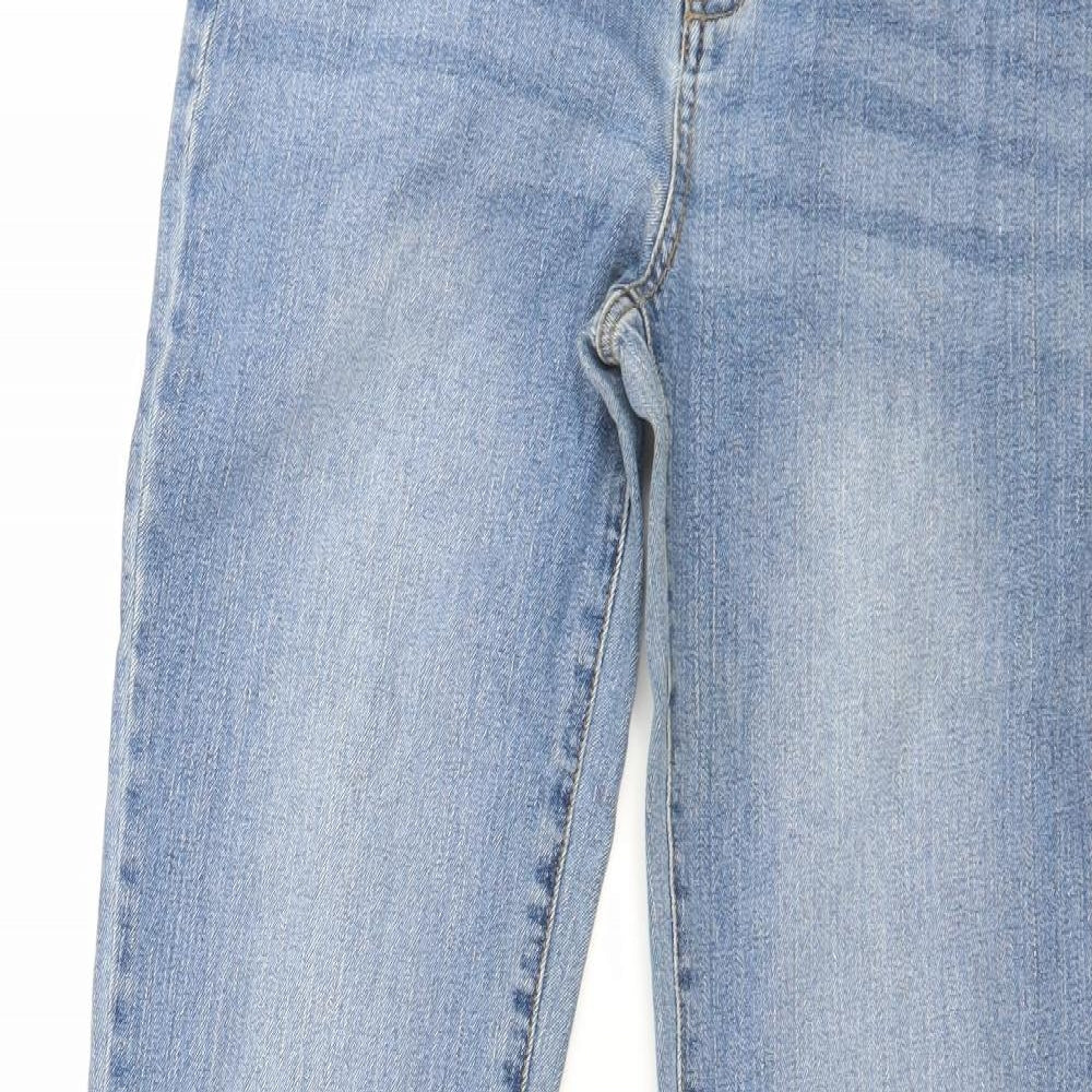 Denim & Co. Womens Blue  Denim Bootcut Jeans Size 12 L30 in