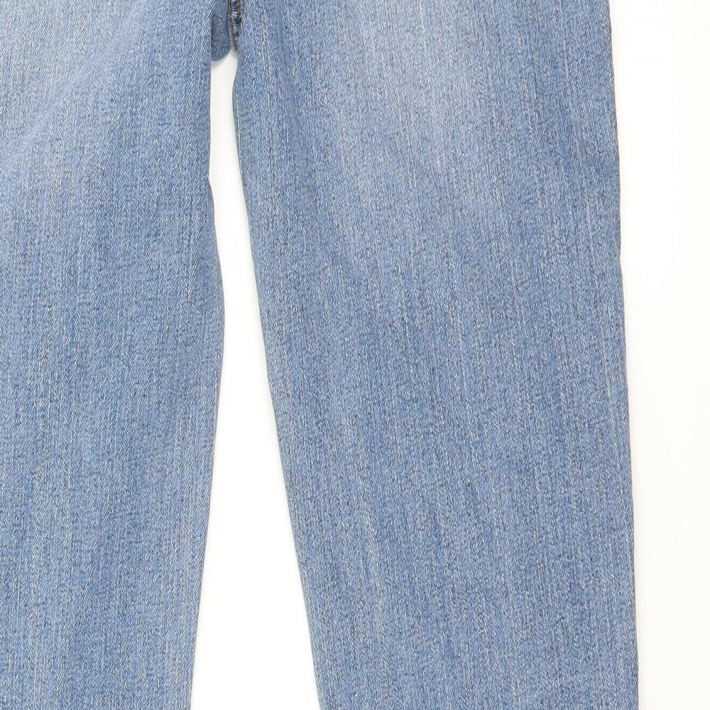 Denim & Co. Womens Blue  Denim Bootcut Jeans Size 12 L30 in