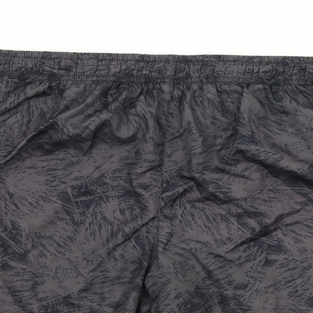 Karrimor Mens Grey Geometric  Sweat Shorts Size M