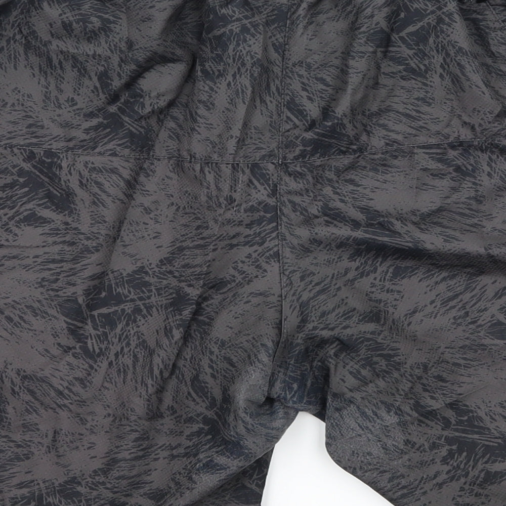 Karrimor Mens Grey Geometric  Sweat Shorts Size M